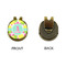 Pineapples Golf Ball Hat Clip Marker - Apvl - GOLD