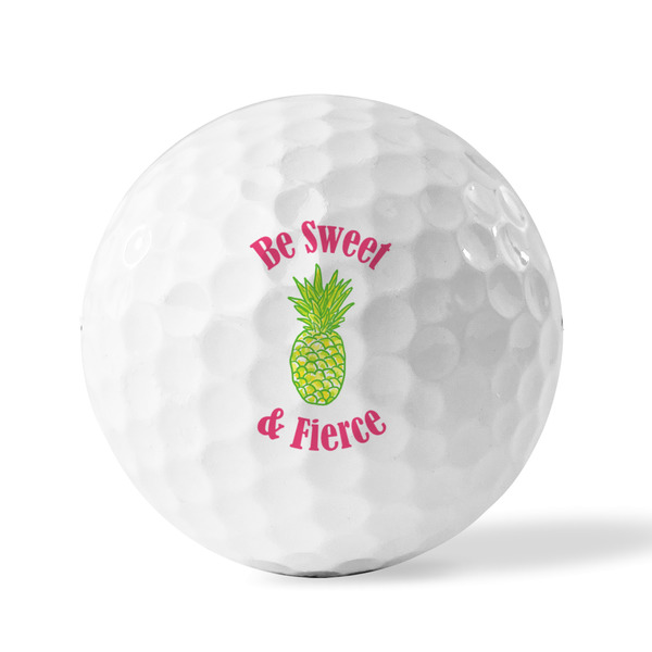 Pineapples Golf Balls - Generic - Set of 12 - FRONT