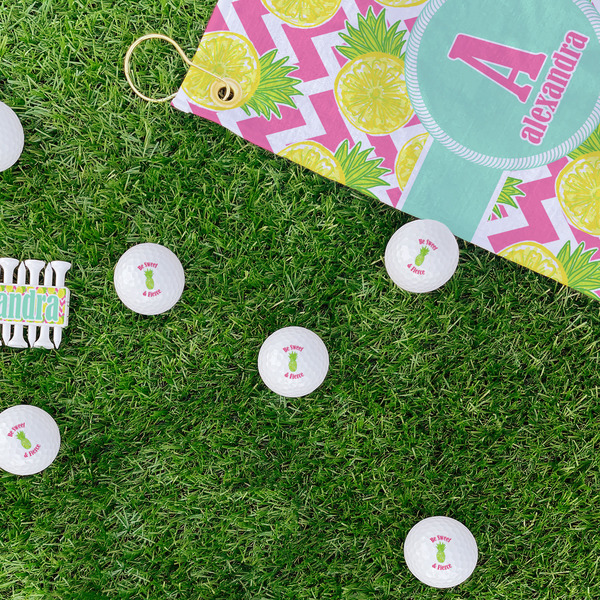 Pineapples Golf Balls - Generic - Set of 12 - LIFESTYLE