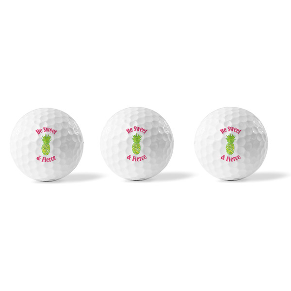 Pineapples Golf Balls - Generic - Set of 3 - APPROVAL