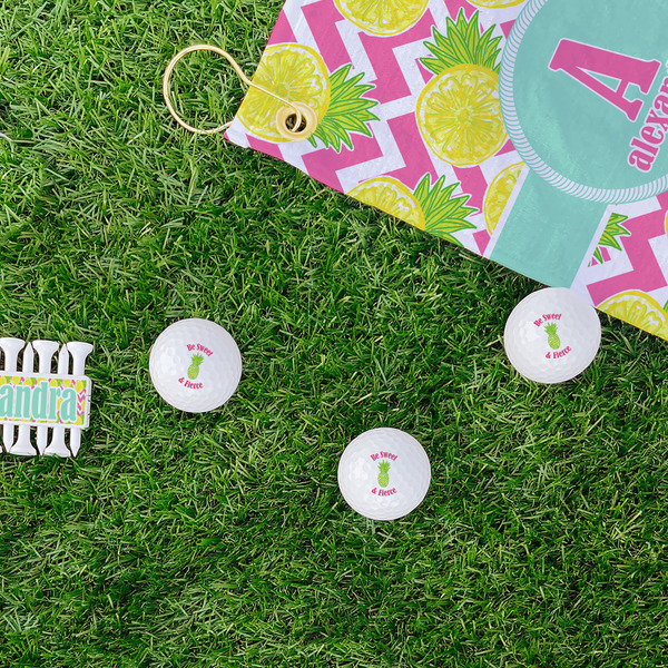 Pineapples Golf Balls - Generic - Set of 3 - LIFESTYLE