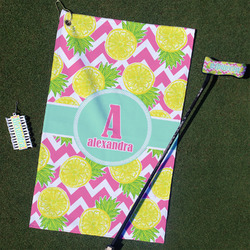 Pineapples Golf Towel Gift Set (Personalized)
