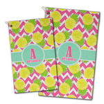Pineapples Golf Towel - Poly-Cotton Blend w/ Name and Initial