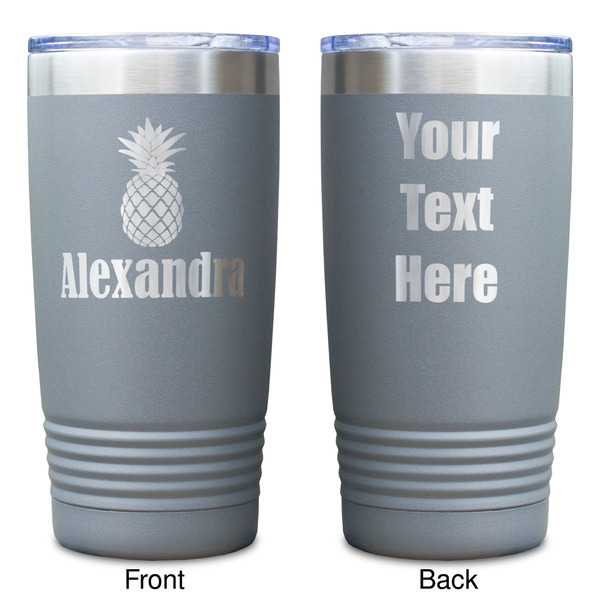 Pineapples Gray Polar Camel Tumbler - 20oz - Double Sided - Approval