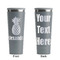Pineapples Grey RTIC Everyday Tumbler - 28 oz. - Front and Back