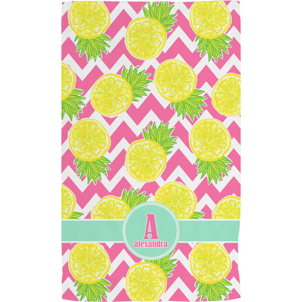 Pineapples Hand Towel (Personalized) Full