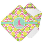 Pineapples Hooded Baby Towel (Personalized)
