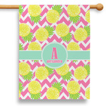 Pineapples 28" House Flag - Single Sided (Personalized)