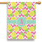 Pineapples 28" House Flag - Single Sided (Personalized)