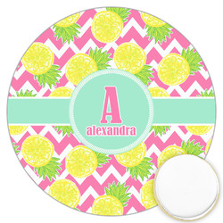 Pineapples Printed Cookie Topper - 3.25" (Personalized)