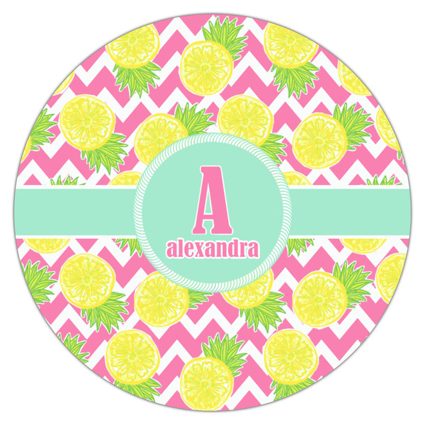 Pineapples Icing Circle - Medium - Single