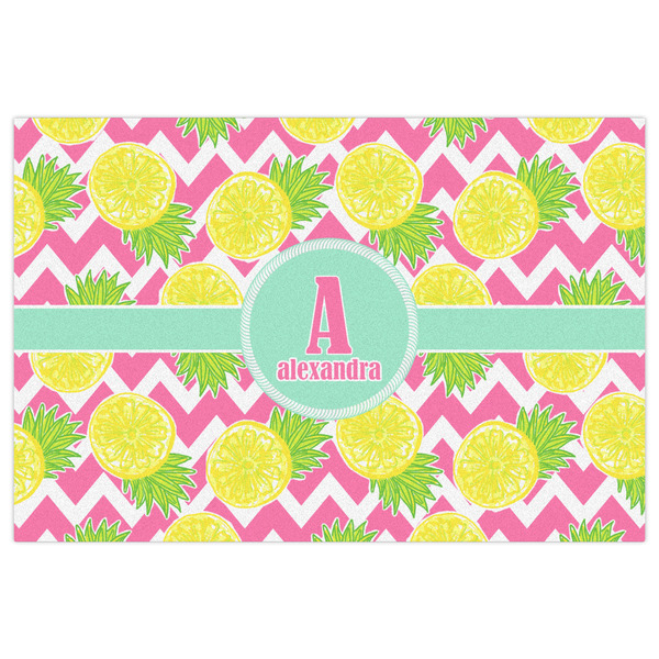 Pineapples Indoor / Outdoor Rug - 2'x3' - Front Flat
