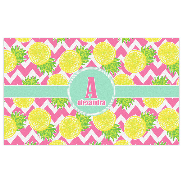 Pineapples Indoor / Outdoor Rug - 3'x5' - Front Flat