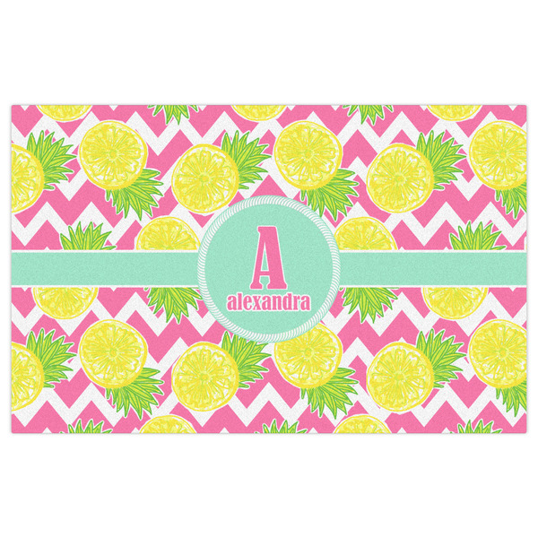Pineapples Indoor / Outdoor Rug - 5'x8' - Front Flat