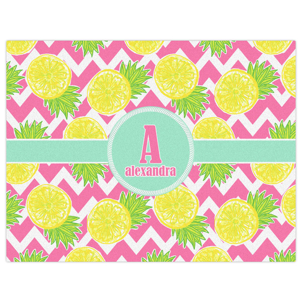 Pineapples Indoor / Outdoor Rug - 6'x8' - Front Flat