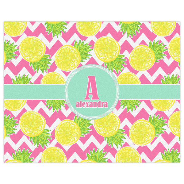 Pineapples Indoor / Outdoor Rug - 8'x10' - Front Flat