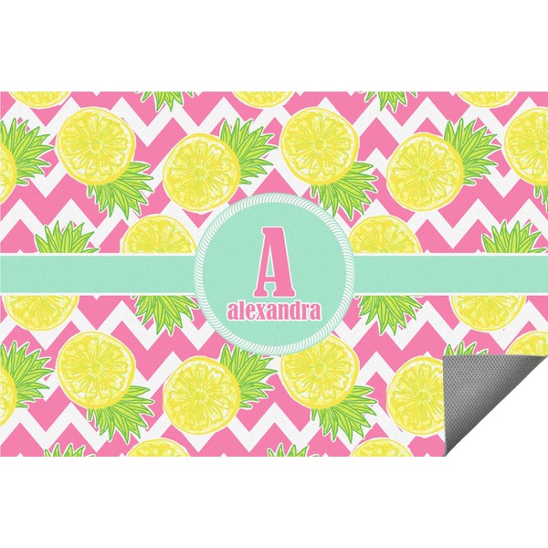 Custom Pineapples Indoor / Outdoor Rug - 2'x3' (Personalized)