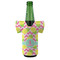 Pineapples Jersey Bottle Cooler - Set of 4 - FRONT (on bottle)
