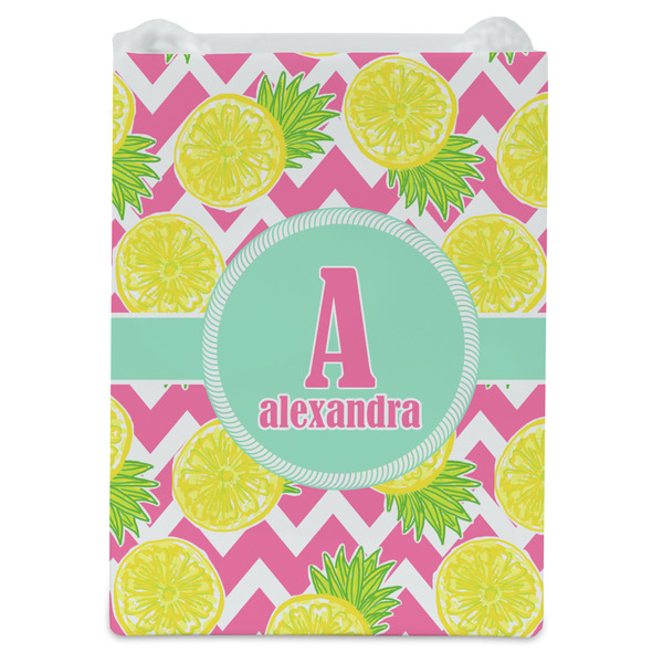 Pineapples Jewelry Gift Bag - Matte - Front