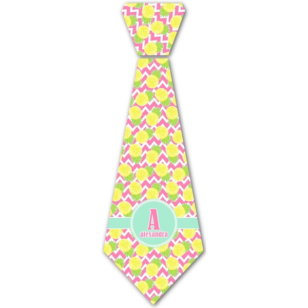 Custom Pineapples Iron On Tie (Personalized)