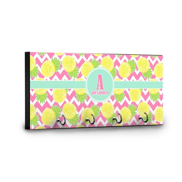Pineapples Key Hanger - Front View with Hooks