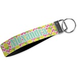 Pineapples Webbing Keychain Fob - Large (Personalized)