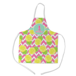 Pineapples Kid's Apron w/ Name and Initial
