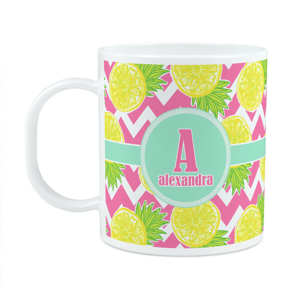 Custom Pineapples Plastic Kids Mug (Personalized)