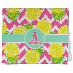 Pineapples Kitchen Towel - Poly Cotton w/ Name and Initial