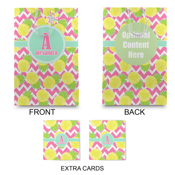 Pineapples Large Gift Bag - Approval