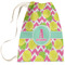 Pineapples Large Laundry Bag - Front View