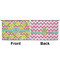 Pineapples Large Zipper Pouch Approval (Front and Back)