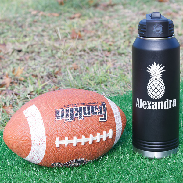 Pineapples Laser Engraved Water Bottles - In Context