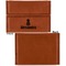 Pineapples Leather Business Card Holder Front Back Single Sided - Apvl