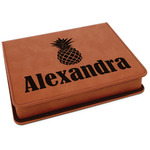 Pineapples Leatherette 4-Piece Wine Tool Set (Personalized)