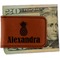 Pineapples Leatherette Magnetic Money Clip - Front