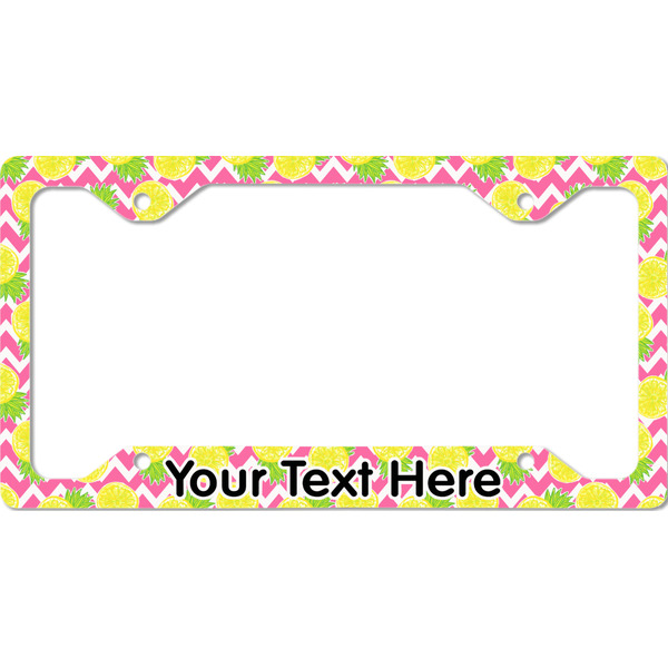 Pineapples License Plate Frame - Style C