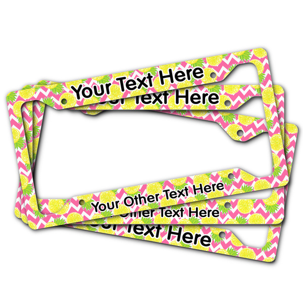 Pineapples License Plate Frames - (PARENT MAIN)
