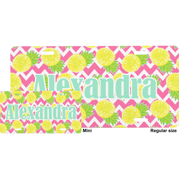 Pineapples License Plate (Sizes)
