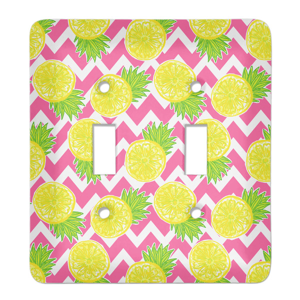 Custom Pineapples Light Switch Cover (2 Toggle Plate)