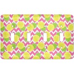 Pineapples Light Switch Cover (4 Toggle Plate)