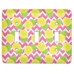 Pineapples Light Switch Cover (3 Toggle Plate)