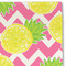 Pineapples Linen Placemat - DETAIL