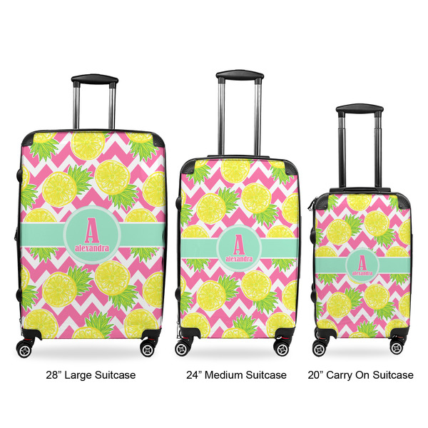 Pineapples Luggage Bags all sizes - With Handle