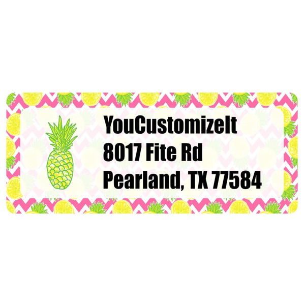 Custom Pineapples Return Address Labels (Personalized)