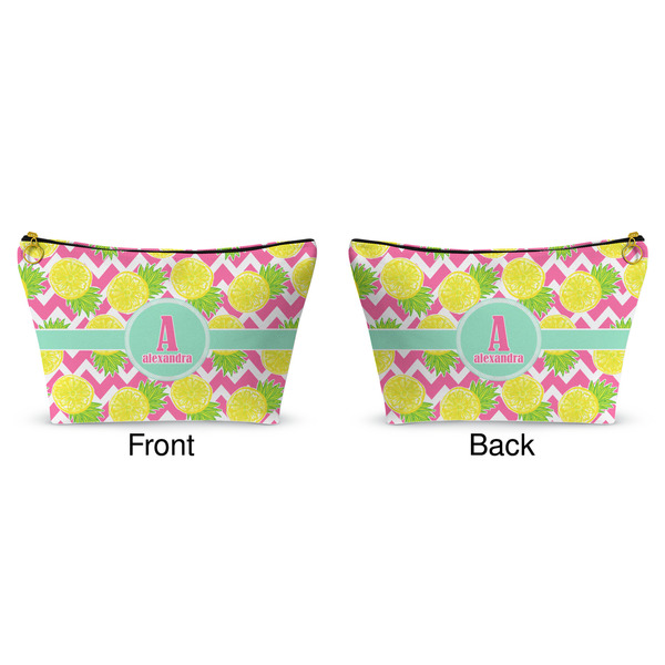 Pineapples Makeup Bag (Front and Back)