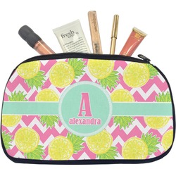 Pineapples Makeup / Cosmetic Bag - Medium (Personalized)