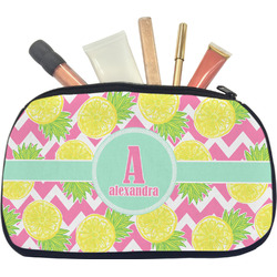 Pineapples Makeup / Cosmetic Bag - Medium (Personalized)