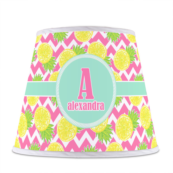 Pineapples Poly Film Empire Lampshade - Front View