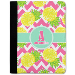 Pineapples Notebook Padfolio w/ Name and Initial